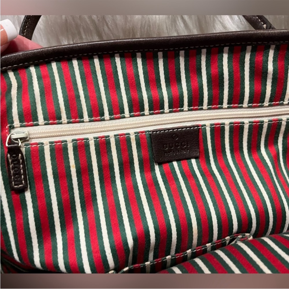 Gucci Brown and Tan Shoulder Bag - Picture 8 of 12